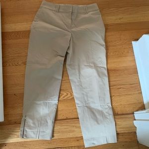 Ann Taylor Cropped Khaki Pants
